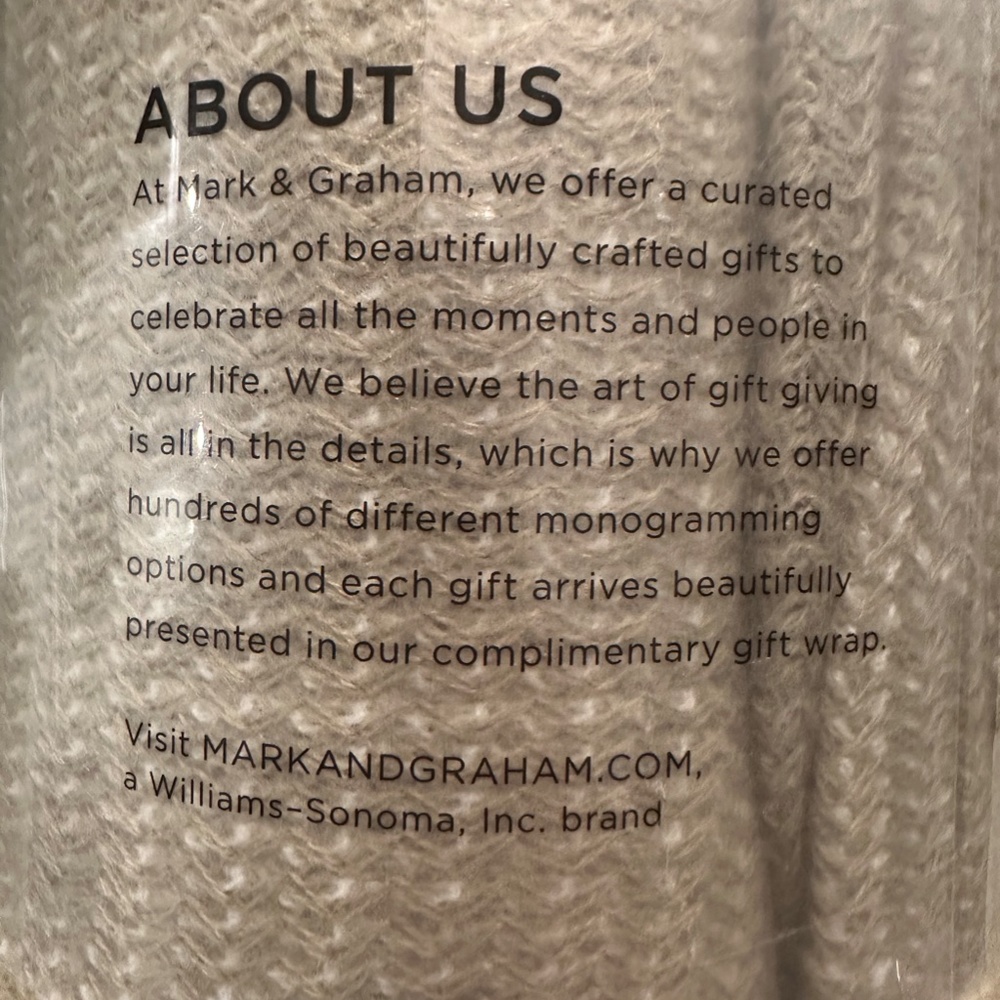 Mark & Graham Colorblock Throw - Picture 3 of 3